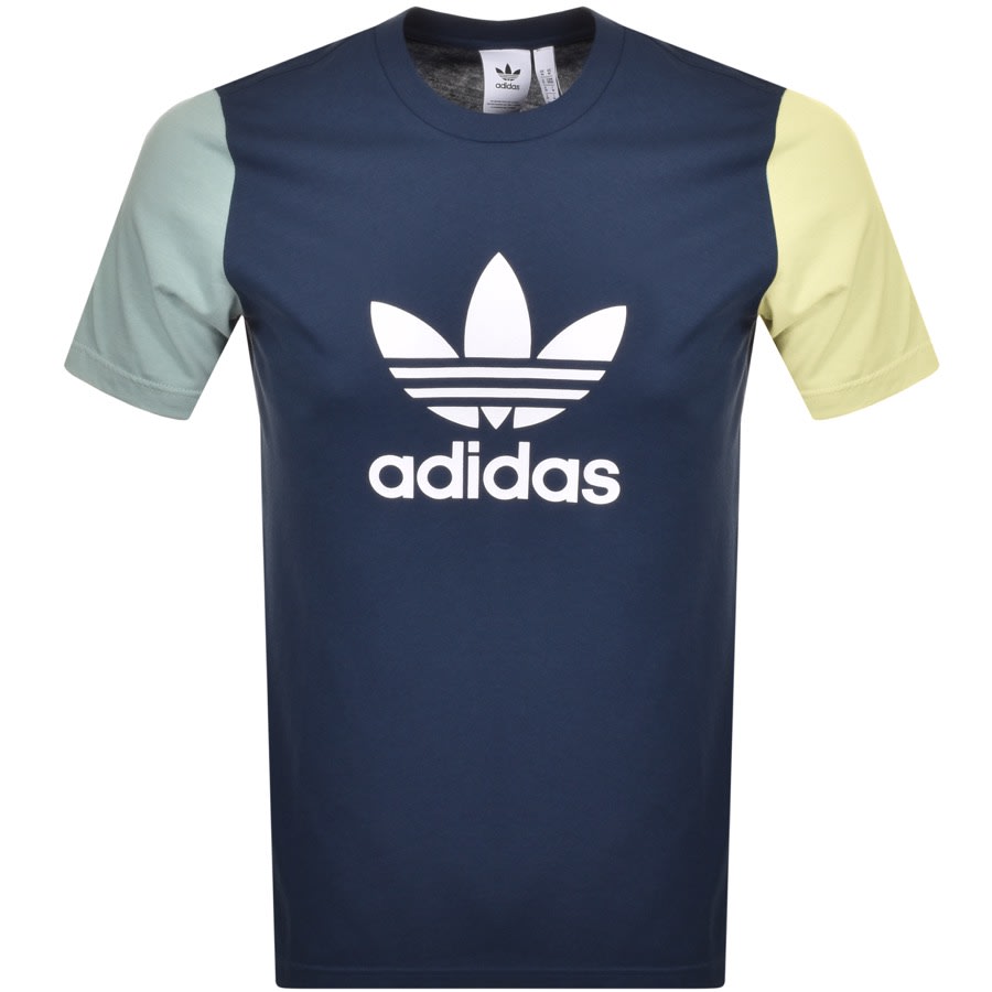 Alternative Image for Productadidas Originals Trefoil T Shirt Navy1